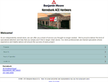Tablet Screenshot of kennebunkhardware.com